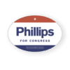 Phillips for Congress car magnet