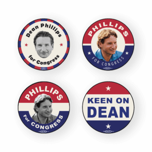 Phillips for Congress vintage style buttons