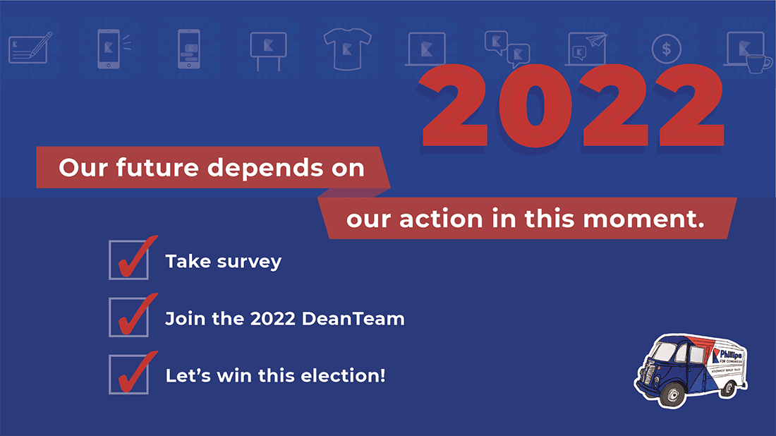 DeanTeam sign-up and survey graphic