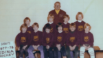 Dean with his 1977 Edina mite hockey team. Dean and Edina Mite Hockey Team, 1977