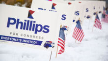 Phillips for Congress yard signs